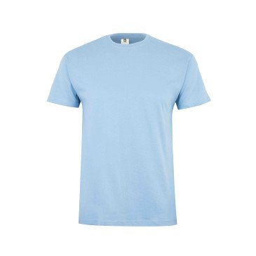 T-shirt coton MELBOURNE unisexe manches courtes couleur MUKUA