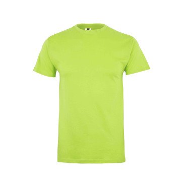 T-shirt coton MELBOURNE unisexe manches courtes couleur MUKUA