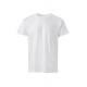 T-shirt coton TASMANIA unisexe manches courtes blanc MUKUA