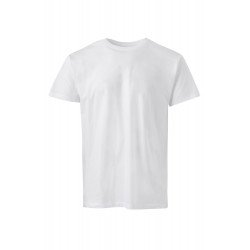 T-shirt coton TASMANIA unisexe manches courtes blanc MUKUA