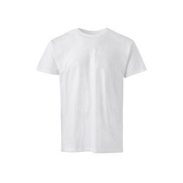T-shirt coton TASMANIA unisexe manches courtes blanc MUKUA