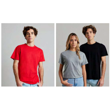 T-shirt coton TASMANIA unisexe manches courtes blanc MUKUA