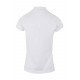 Polo coton femme MACKAY manches courtes blanc MUKUA