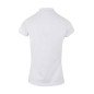 Polo coton femme MACKAY 210 grs manches courtes blanc MUKUA