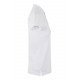 Polo coton femme MACKAY manches courtes blanc MUKUA