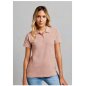 Polo coton femme MACKAY 210 grs manches courtes blanc MUKUA