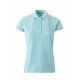 Polo coton femme MACKAY manches courtes couleur MUKUA