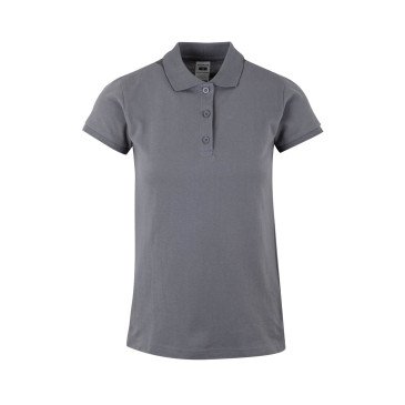 Polo coton femme MACKAY manches courtes couleur MUKUA