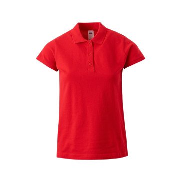 Polo coton femme MACKAY manches courtes couleur MUKUA