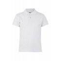 Polo coton MACKAY enfant manches courtes blanc MUKUA