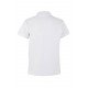 Polo coton MACKAY enfant manches courtes blanc MUKUA