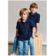 Polo coton MACKAY enfant manches courtes couleur MUKUA