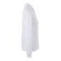 Polo coton HOBART 210 grs unisexe manches longues blanc MUKUA