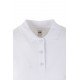 Polo coton HOBART unisexe manches longues blanc MUKUA