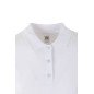 Polo coton HOBART 210 grs unisexe manches longues blanc MUKUA