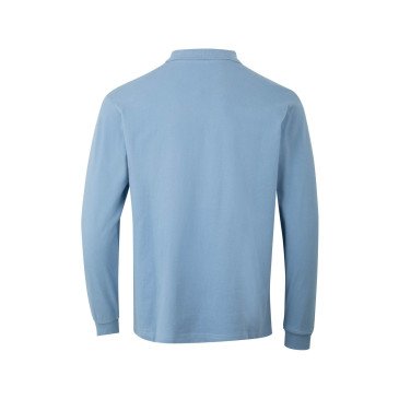 Polo coton HOBART unisexe manches longues couleur MUKUA