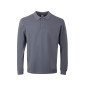 Polo coton HOBART 210 grs unisexe manches longues couleur MUKUA