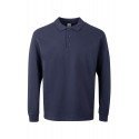 Polo coton HOBART unisexe manches longues couleur MUKUA