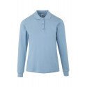 Polo coton femme HOBART manches longues couleur MUKUA
