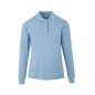 Polo coton femme HOBART 210 grs manches longues couleur MUKUA