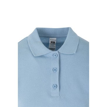 Polo coton femme HOBART manches longues couleur MUKUA