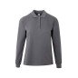 Polo coton femme HOBART 210 grs manches longues couleur MUKUA