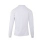 Polo coton femme HOBART 210 grs manches longues blanc MUKUA