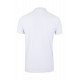 Polo GIBSON unisexe manches courtes blanc MUKUA