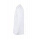 Polo CLIFTON unisexe manches longues blanc MUKUA