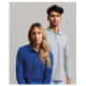 Polo CLIFTON unisexe manches longues blanc MUKUA