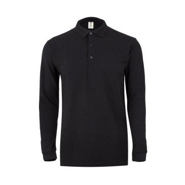 Polo CLIFTON unisexe manches longues couleur MUKUA