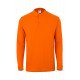 Polo CLIFTON unisexe manches longues couleur MUKUA