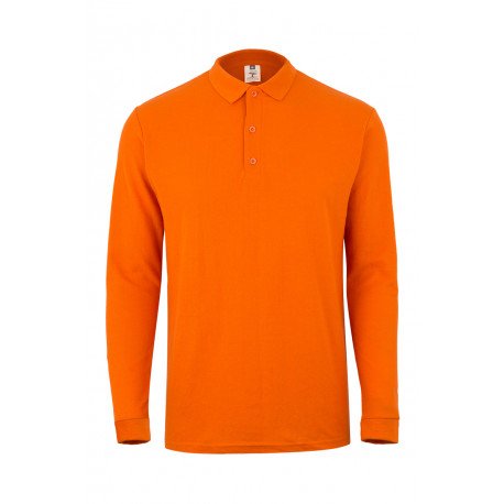 Polo CLIFTON unisexe manches longues couleur MUKUA