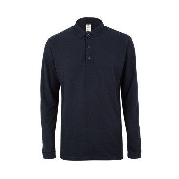 Polo CLIFTON unisexe manches longues couleur MUKUA