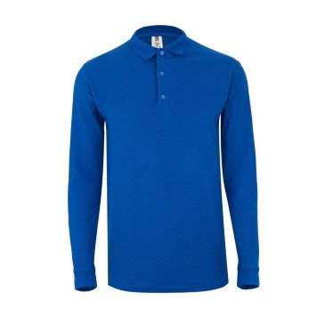 Polo CLIFTON unisexe manches longues couleur MUKUA