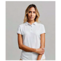 Polo femme NOBBY 210 grs manches courtes blanc MUKUA