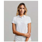 Polo femme NOBBY 210 grs manches courtes blanc MUKUA