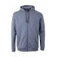 Sweat-shirt à capuche zippée BYRON unisexe MUKUA