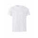 T-shirt coton LAKE unisexe manches courtes blanc MUKUA