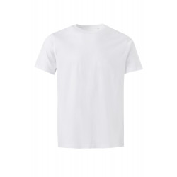 T-shirt coton LAKE unisexe manches courtes blanc MUKUA