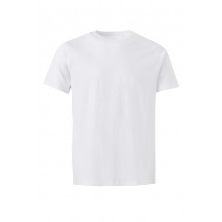 T-shirt coton LAKE unisexe manches courtes blanc MUKUA