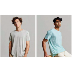 T-shirt coton LAKE 160 grs unisexe manches courtes blanc MUKUA