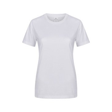T-shirt coton femme MELBOURNE manches courtes blanc MUKUA