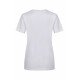 T-shirt coton femme MELBOURNE manches courtes blanc MUKUA