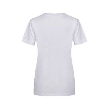 T-shirt coton femme MELBOURNE manches courtes blanc MUKUA