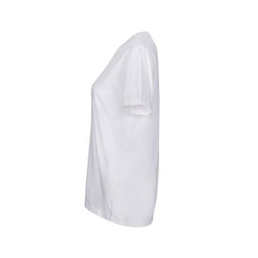 T-shirt coton femme MELBOURNE manches courtes blanc MUKUA