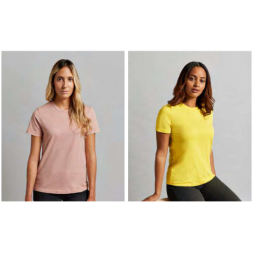 T-shirt coton femme MELBOURNE manches courtes blanc MUKUA