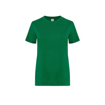 T-shirt coton femme MELBOURNE manches courtes couleur MUKUA