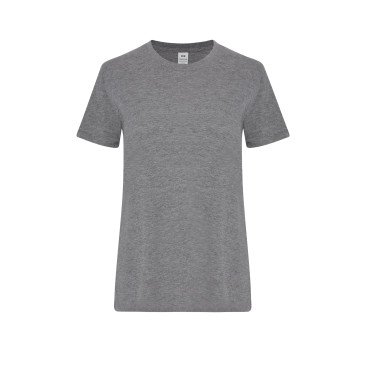 T-shirt coton femme MELBOURNE manches courtes couleur MUKUA