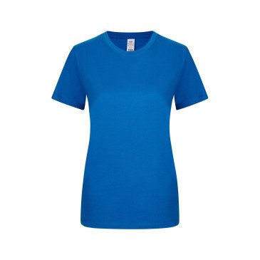 T-shirt coton femme MELBOURNE manches courtes couleur MUKUA